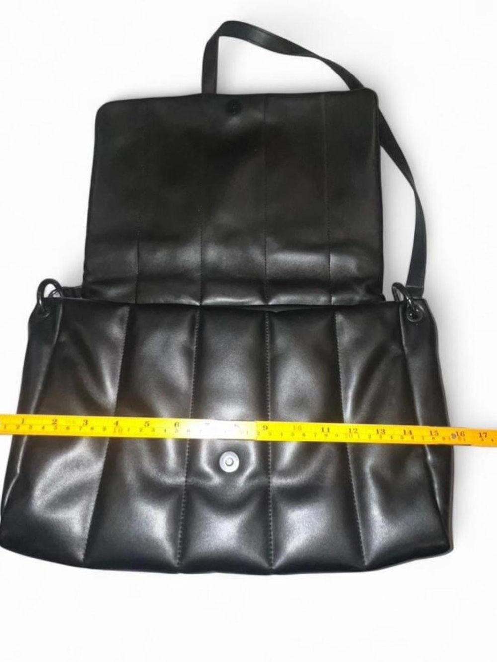 Ted Baker Black Quilted Jamye Crossbody Shoulder Bag - Picture 3 of 8